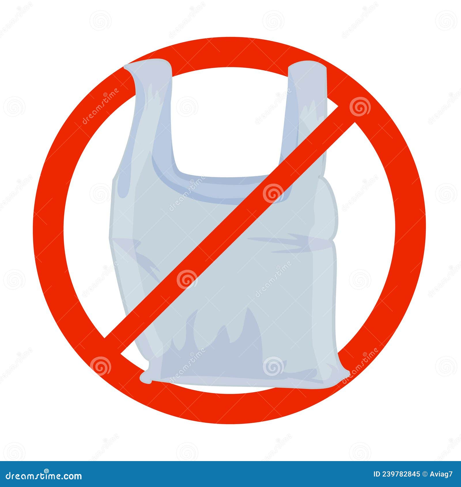 Plastic Bag Icon Transparent Background Vector Illustration Stock