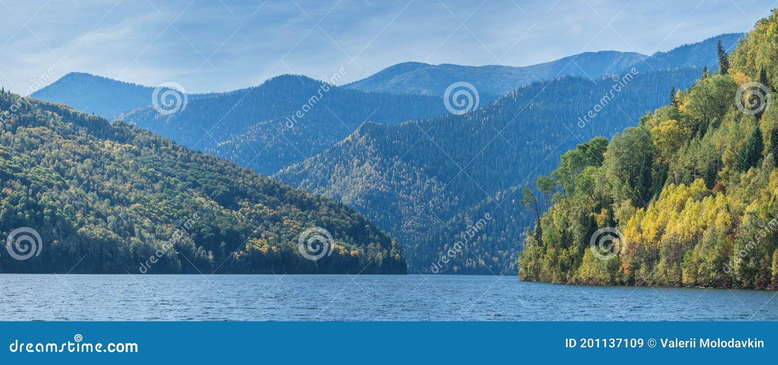 sayano-shushensky reservoir on the yenisei river in siberia
