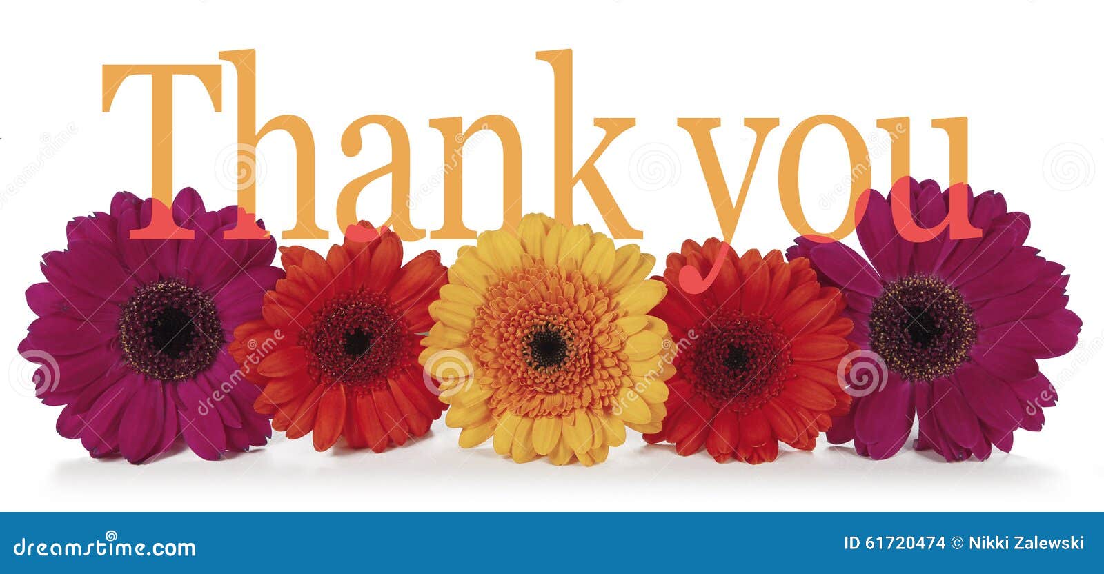 thank you flowers clipart