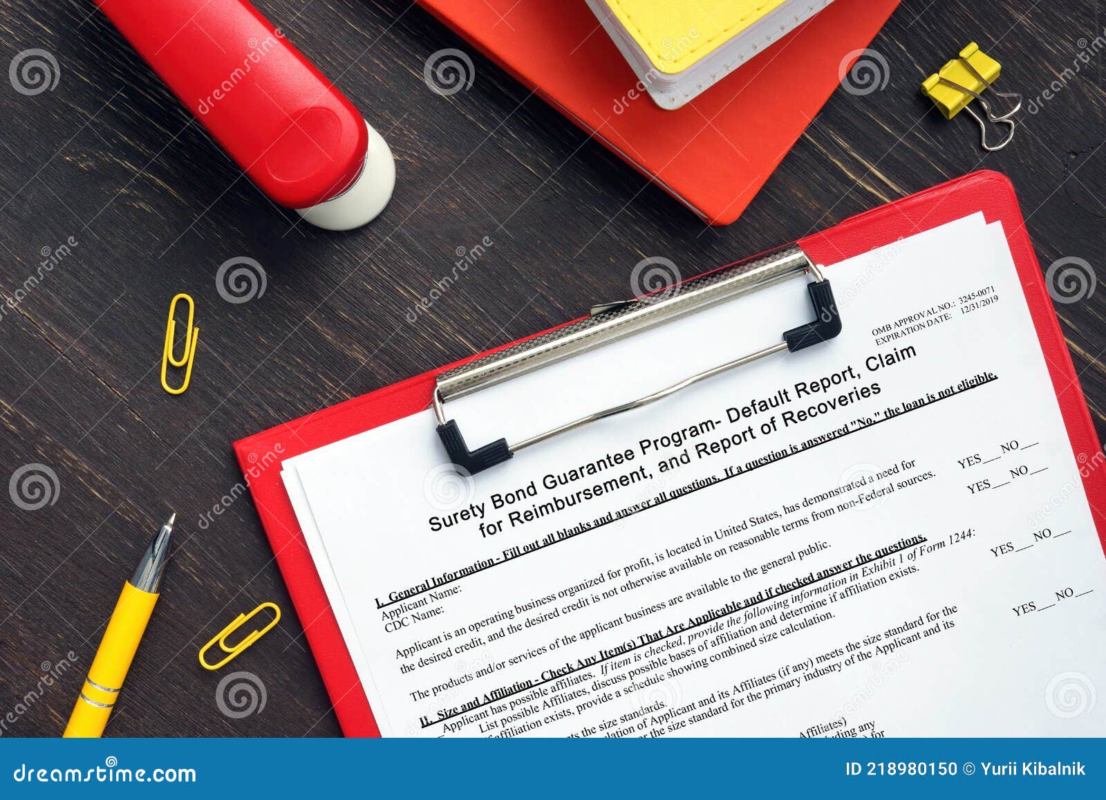sba form 994h surety bond guarantee program- default report, claim for reimbursement, and report of recoveries
