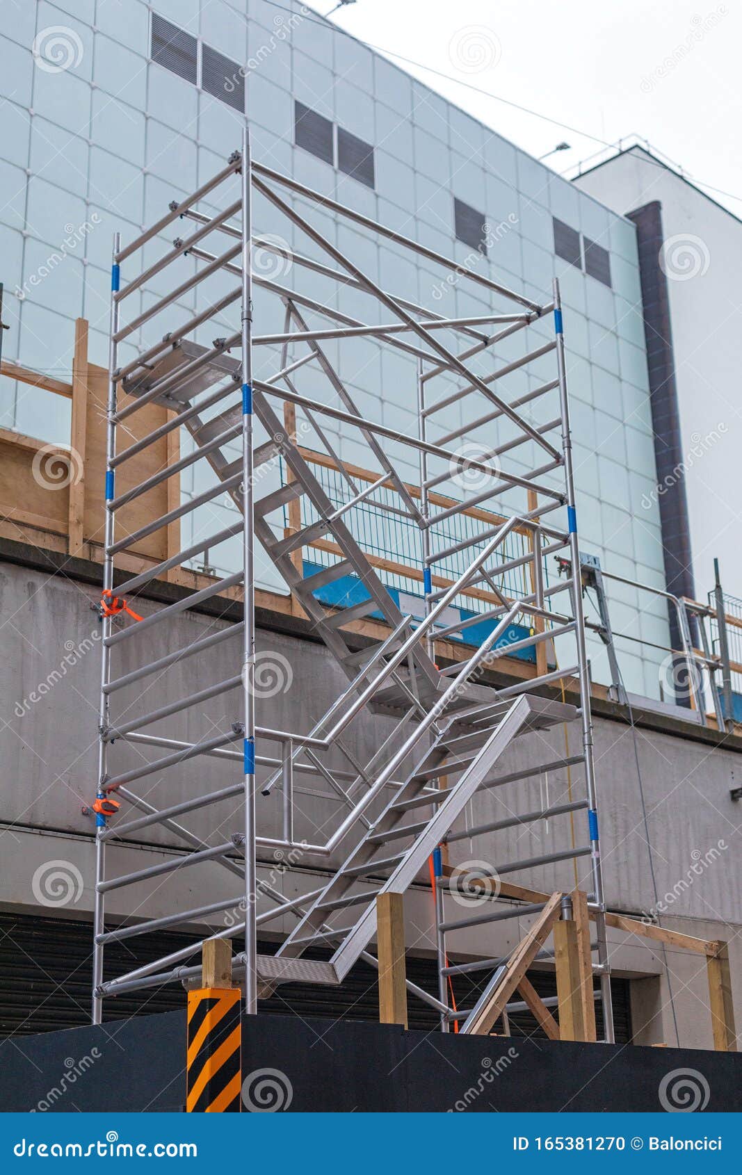 Scaffolding Stairs stock photo. Image of europe, equipment 165381270