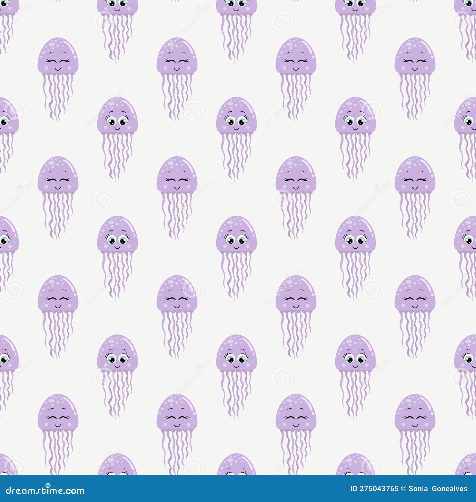 Cute Squid Octopus Kawaii Drawing. Doodle Icon Drawing Vector