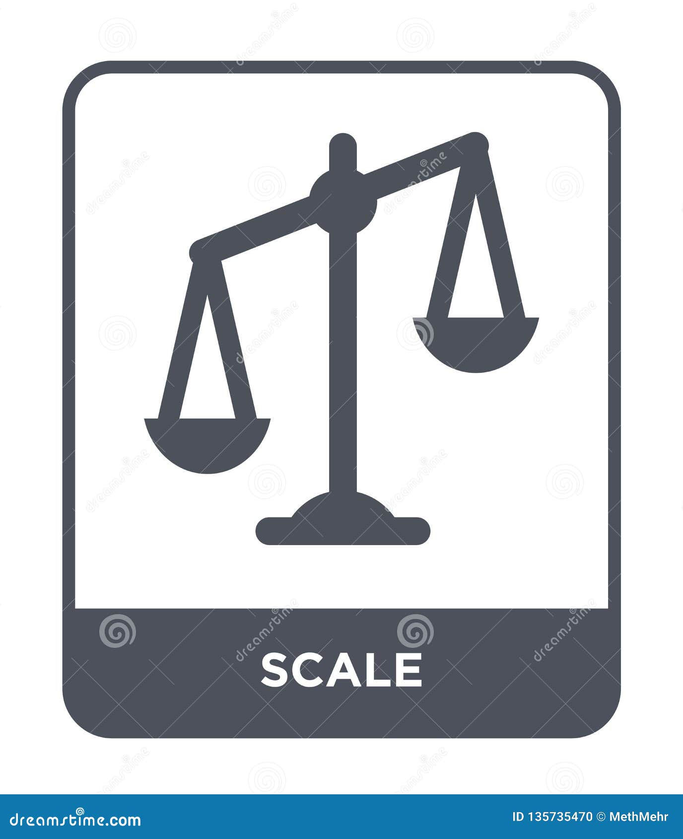 scale icon in trendy  style. scale icon  on white background. scale  icon simple and modern flat  for