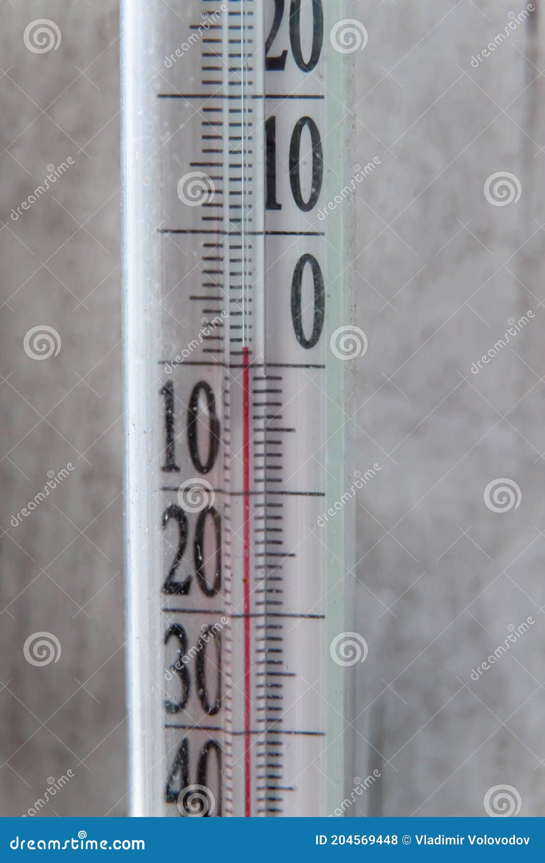 Thermometer For Measuring The Temperature Of The Air Outside Or