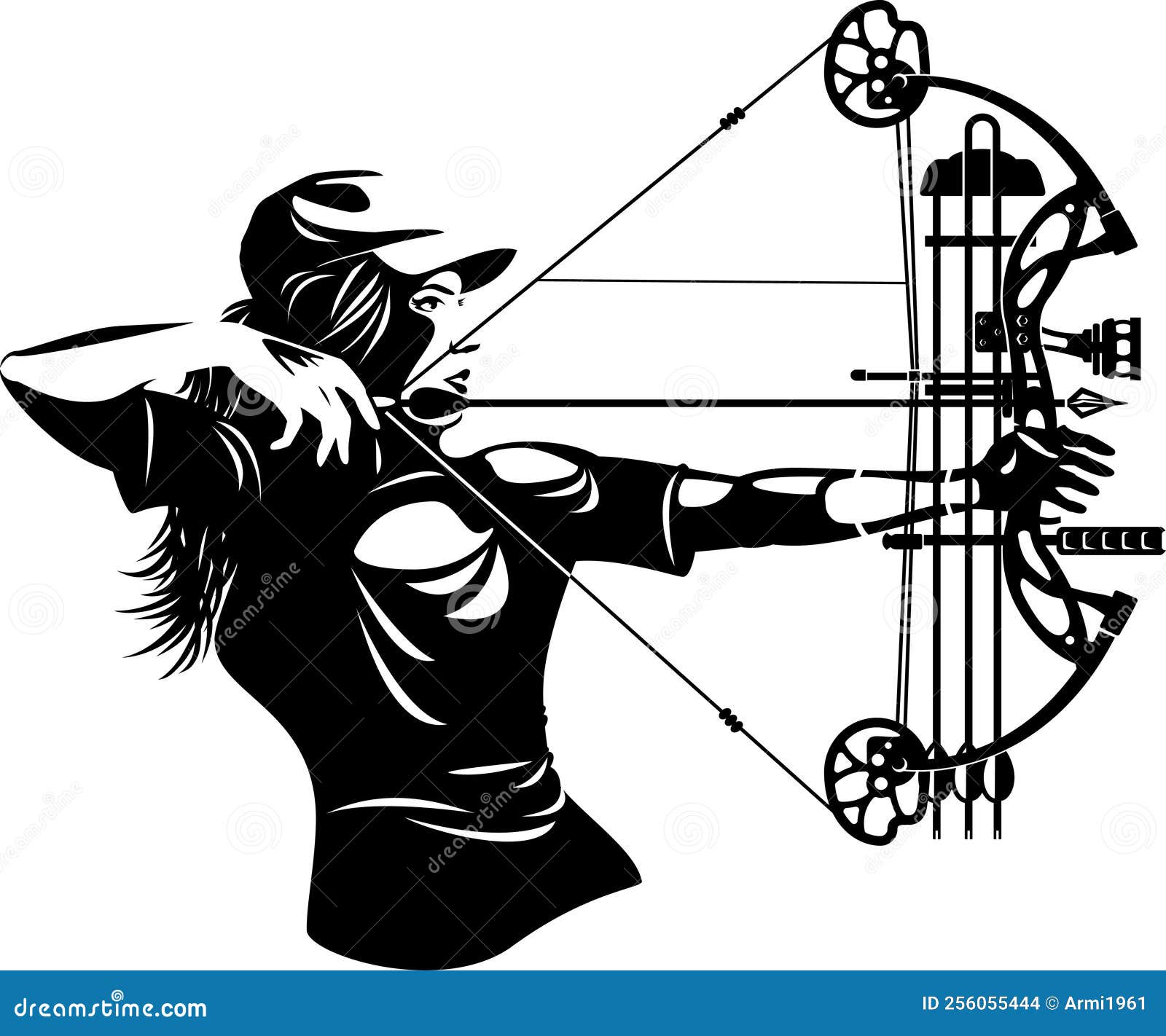 Compound Bow Silhouette