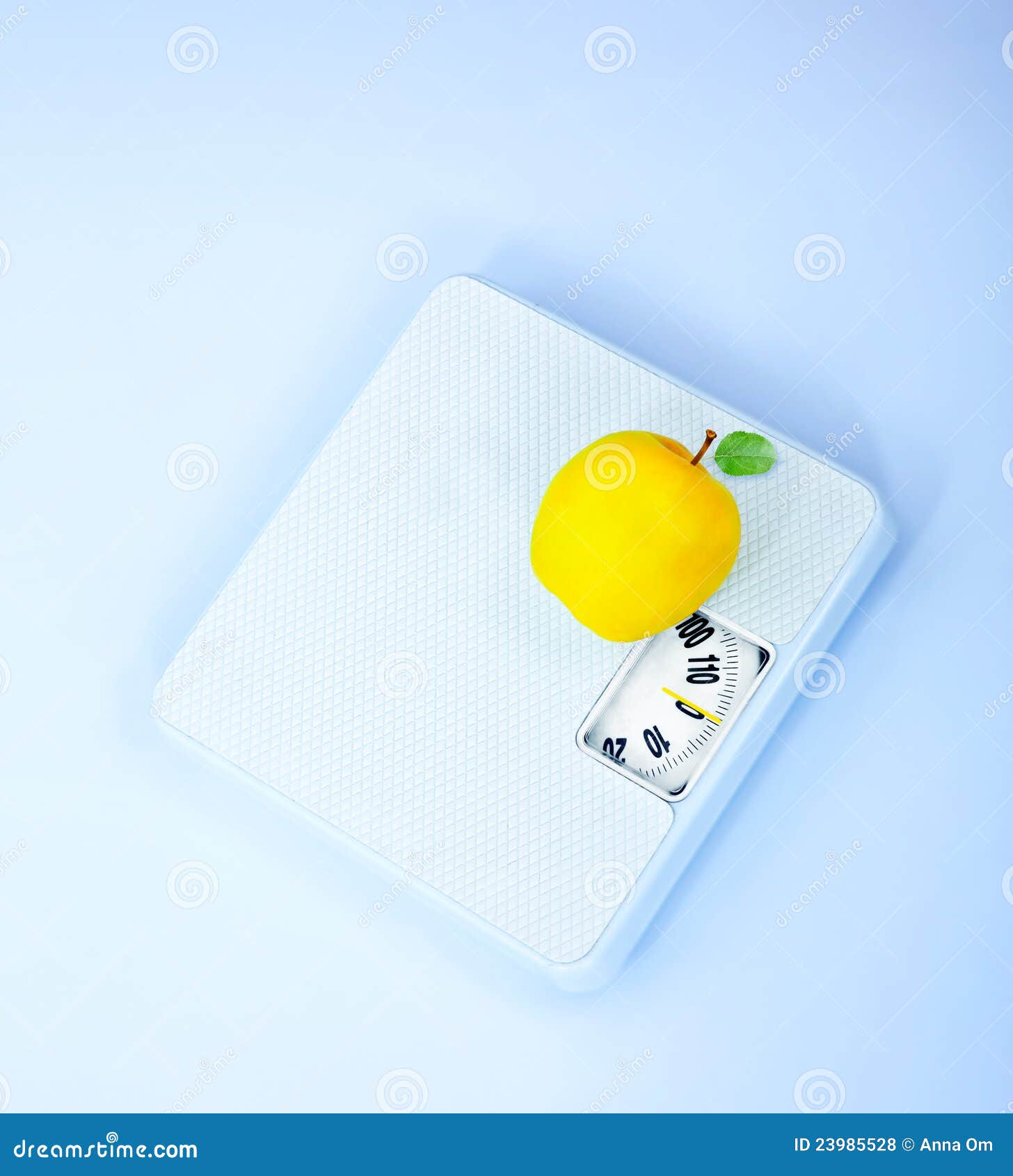 Scales and apple stock photo. Image of hospital, dieting 23985528