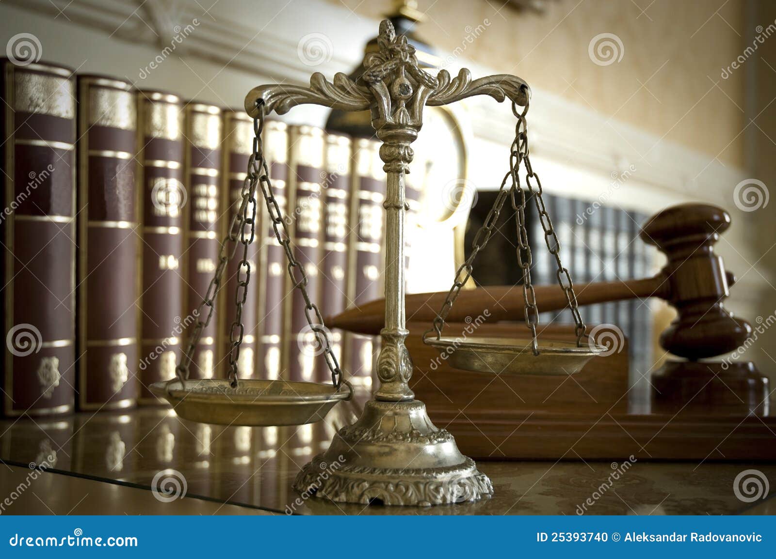 Scales of Justice and Judge`s Gavel Stock Photo Image of measure, measurement 25393740