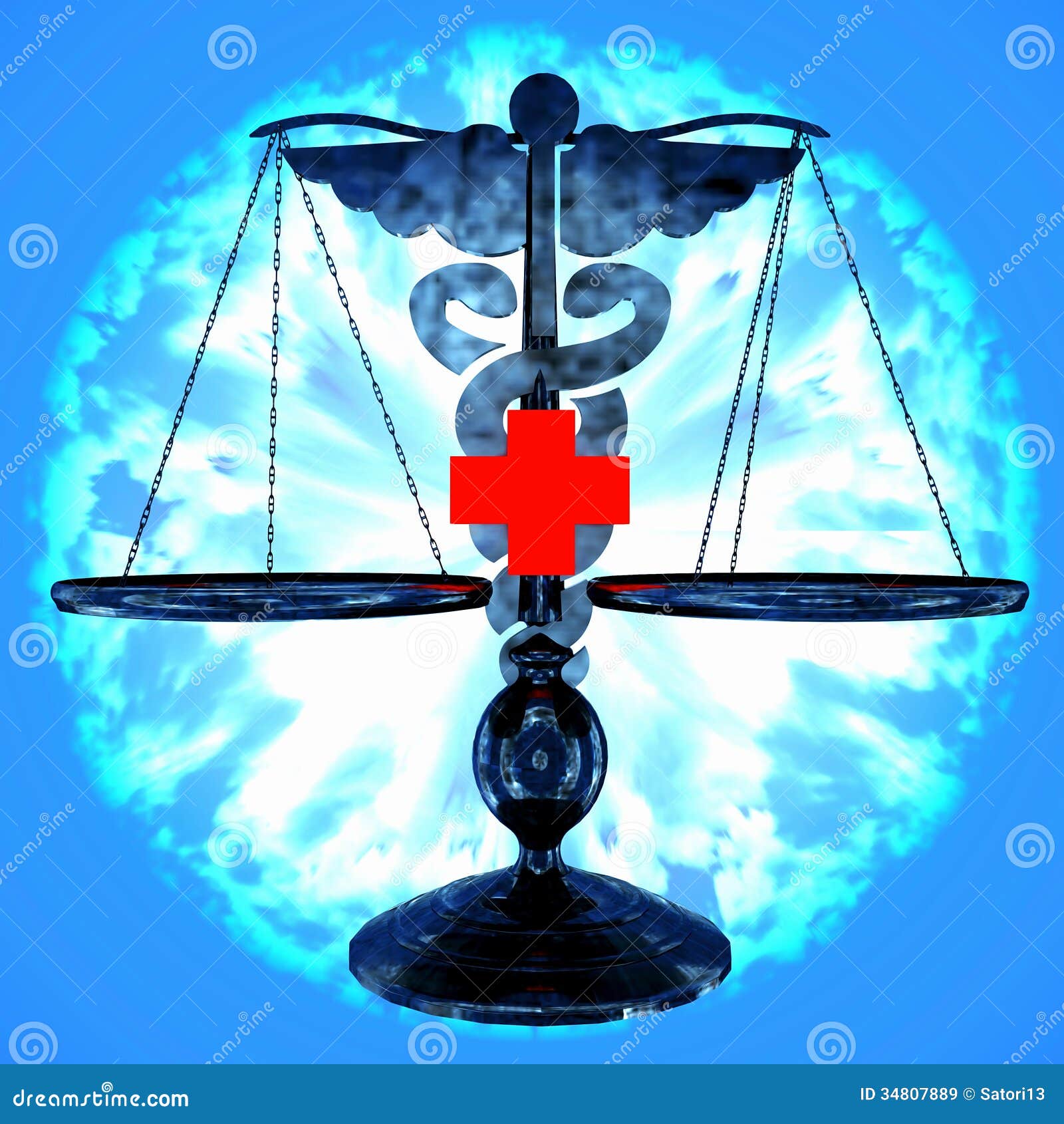 Scales of justice stock illustration. Illustration of object 34807889