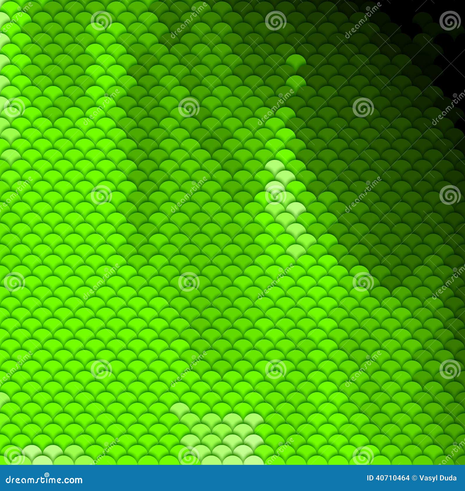 Scales Pattern in Green Shades Stock Vector Illustration of creative