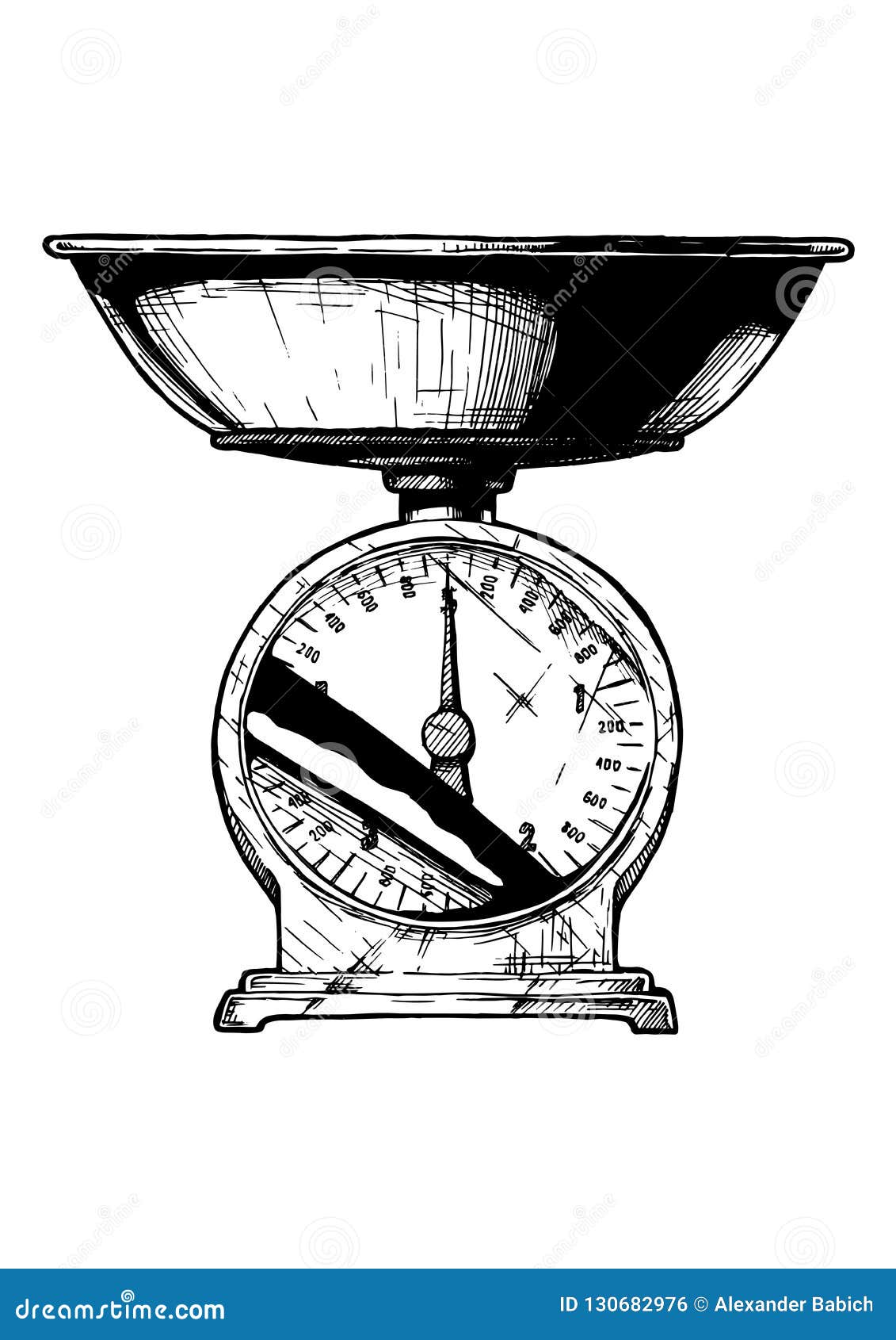 Vector engraved illustration of a weighing scale Stock Vector by  ©EnginKorkmaz 88372366