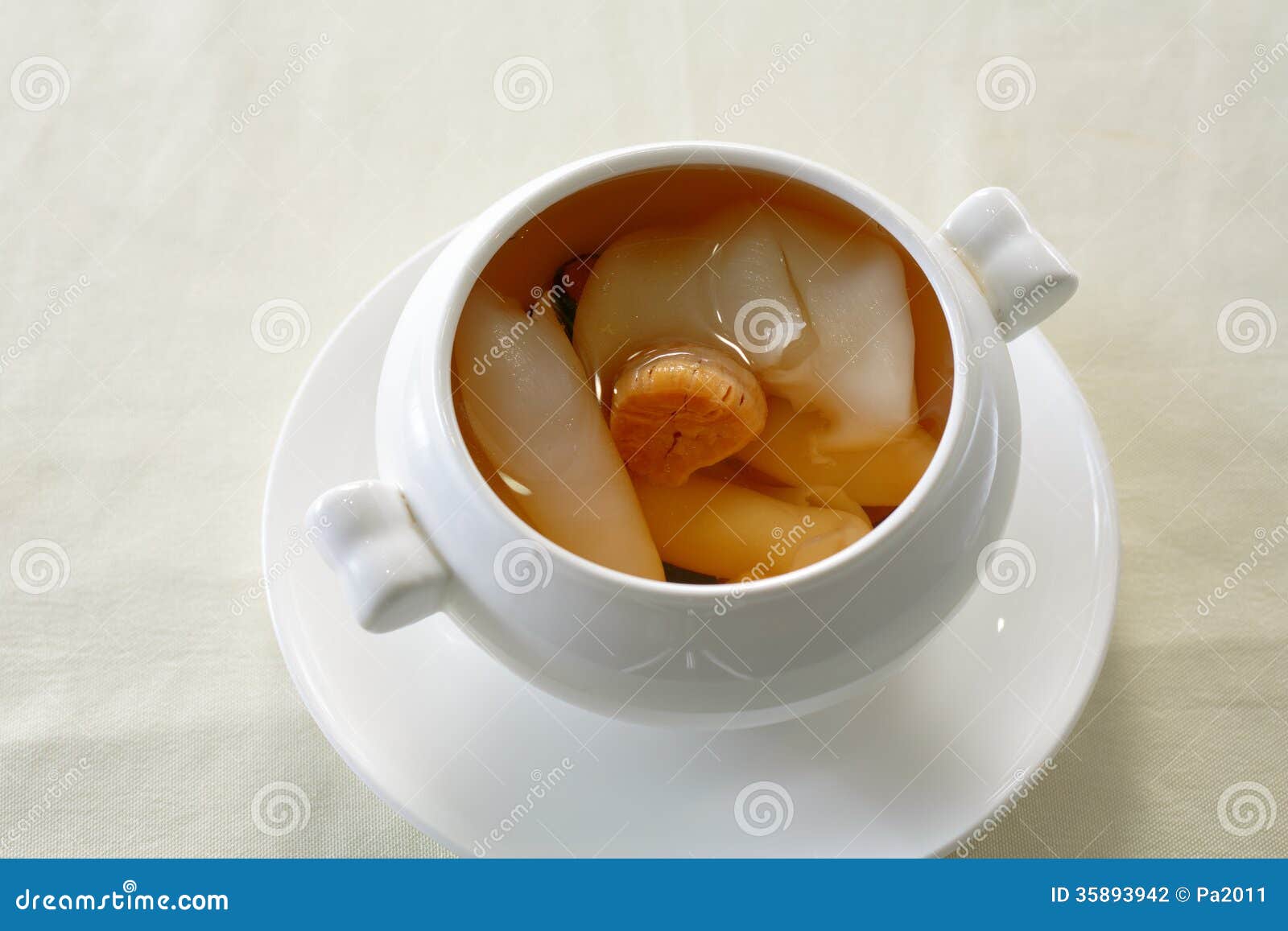 Scallop Soup stock photo. Image of gift, restaurant, liquid 35893942