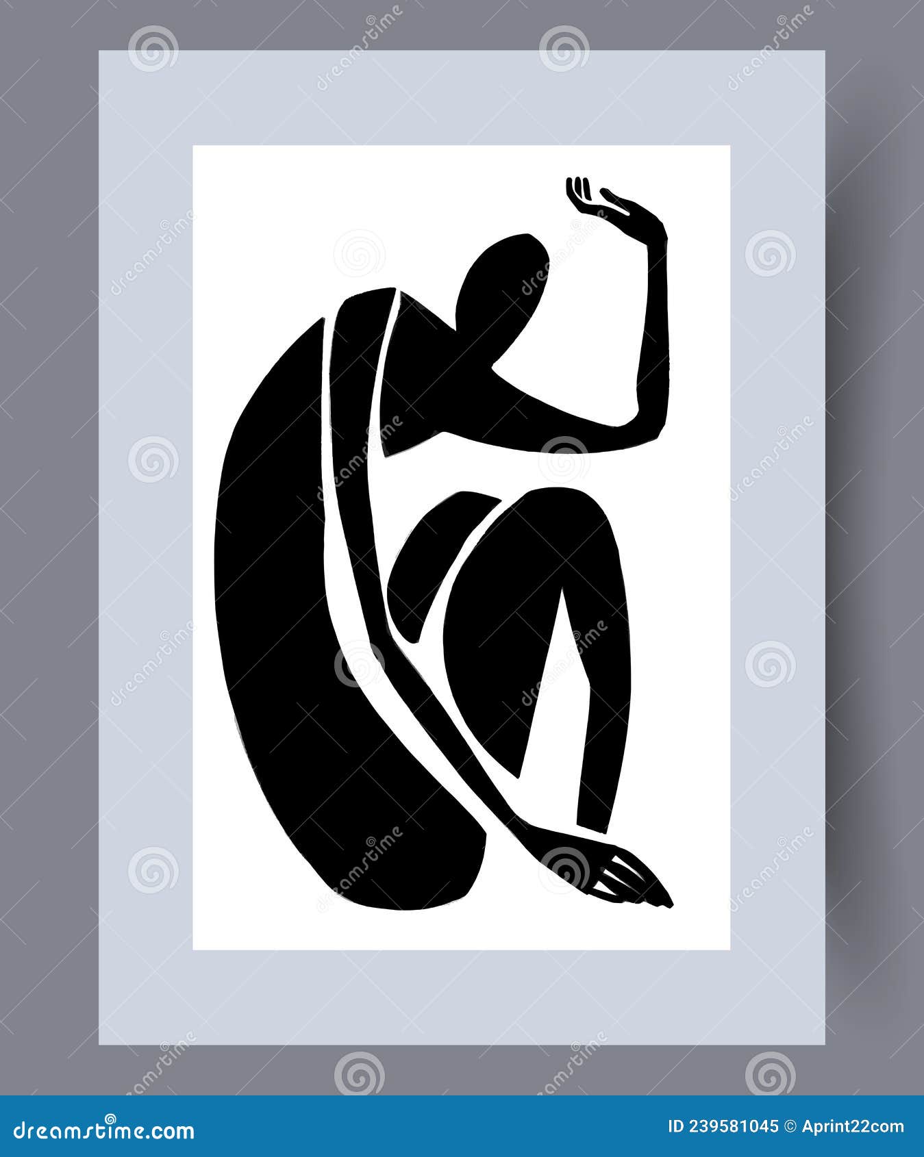 scandinavian abstract  prin