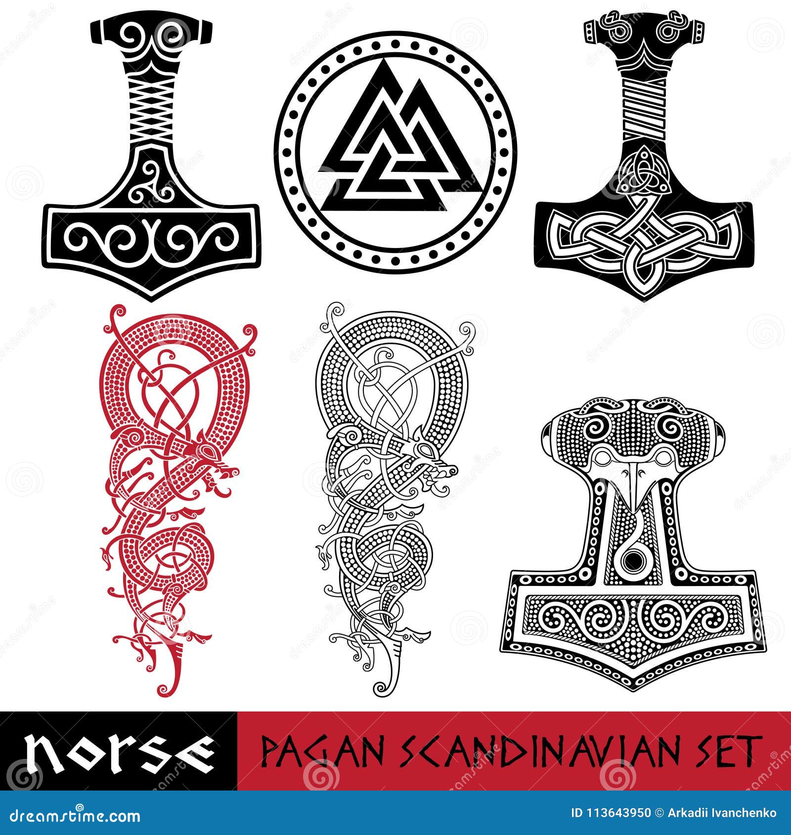 Tattoos by Captain Bret & Celtic Tattoo - Thors Hammer Viking Tattoo  www.tribal-celtic-tattoo.com Tattoos by Captain Bret & Celtic Tattoo # thorshammer #thor #hammer #norse #knotwork #nordic #norse #scandinavian  #shield #viking #NewportRITattoo #tattoo #