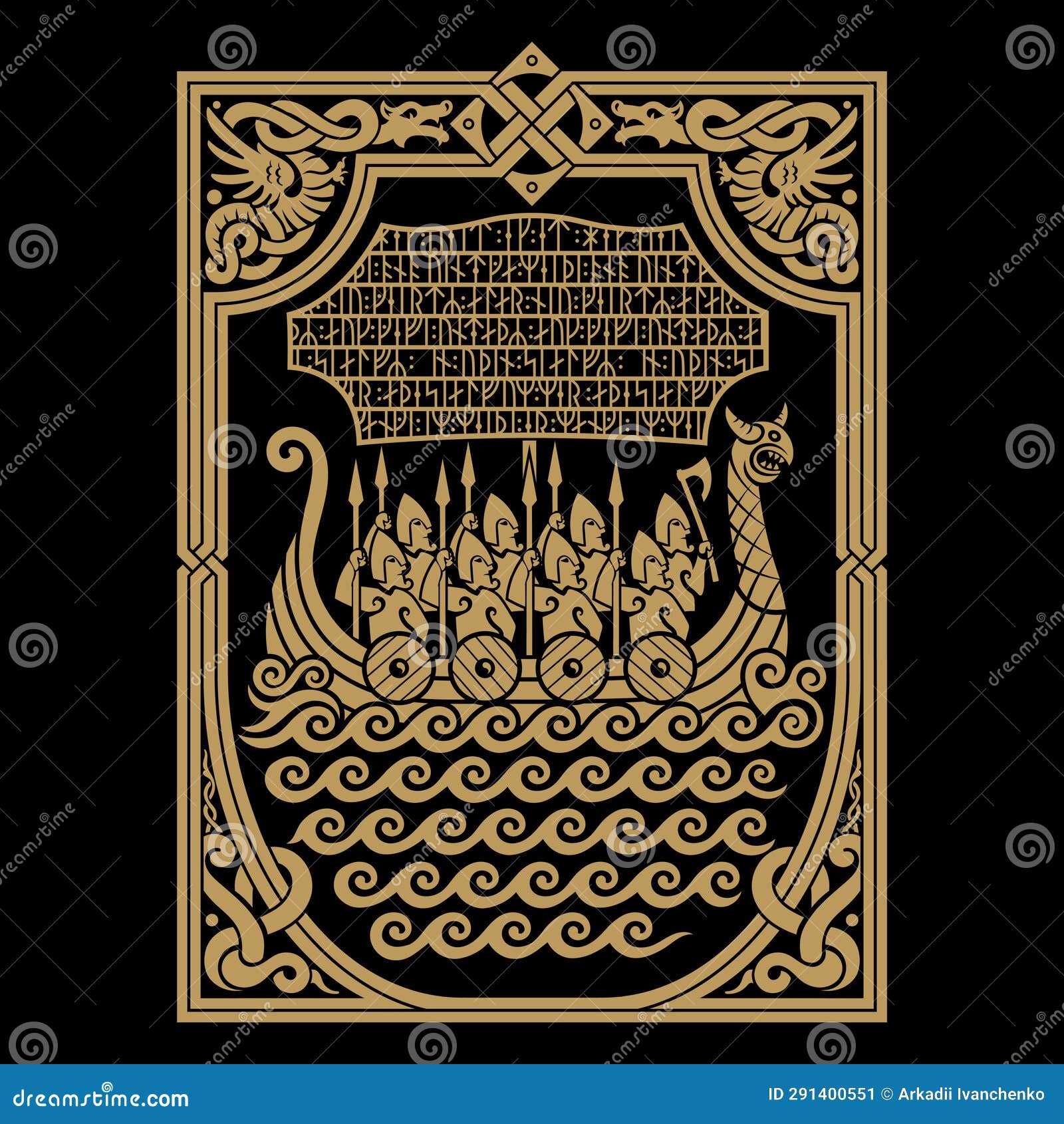 Download Warriors Celtic Gothic Royalty-Free Stock Illustration