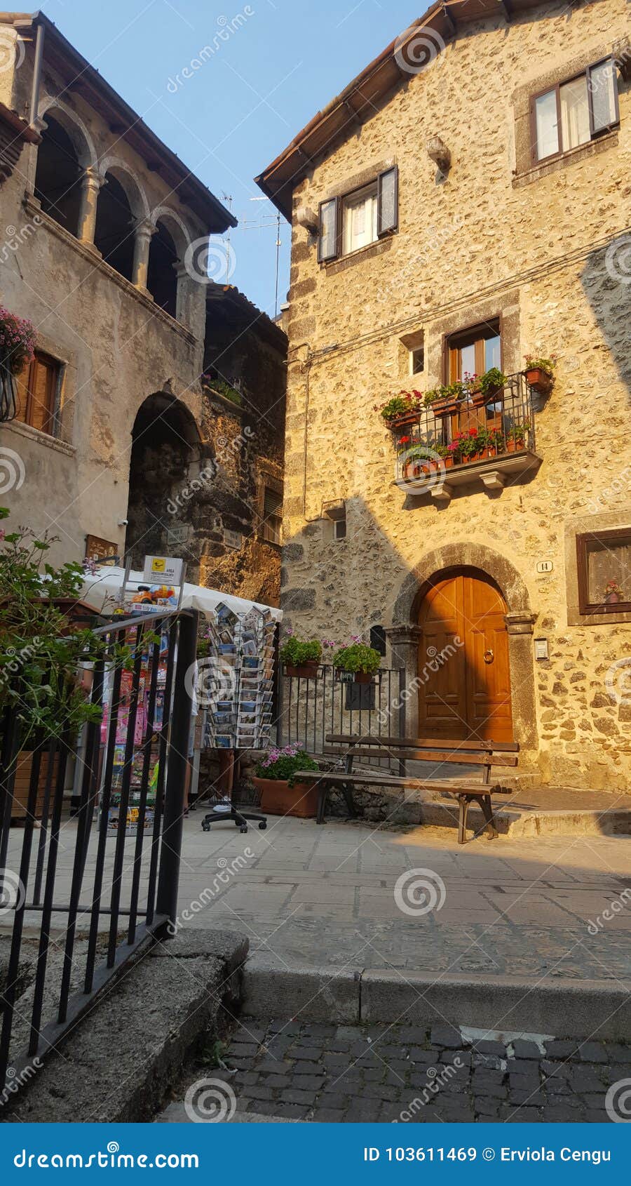 Scanno Italia. La citta di scanno, pequeno mas bonito