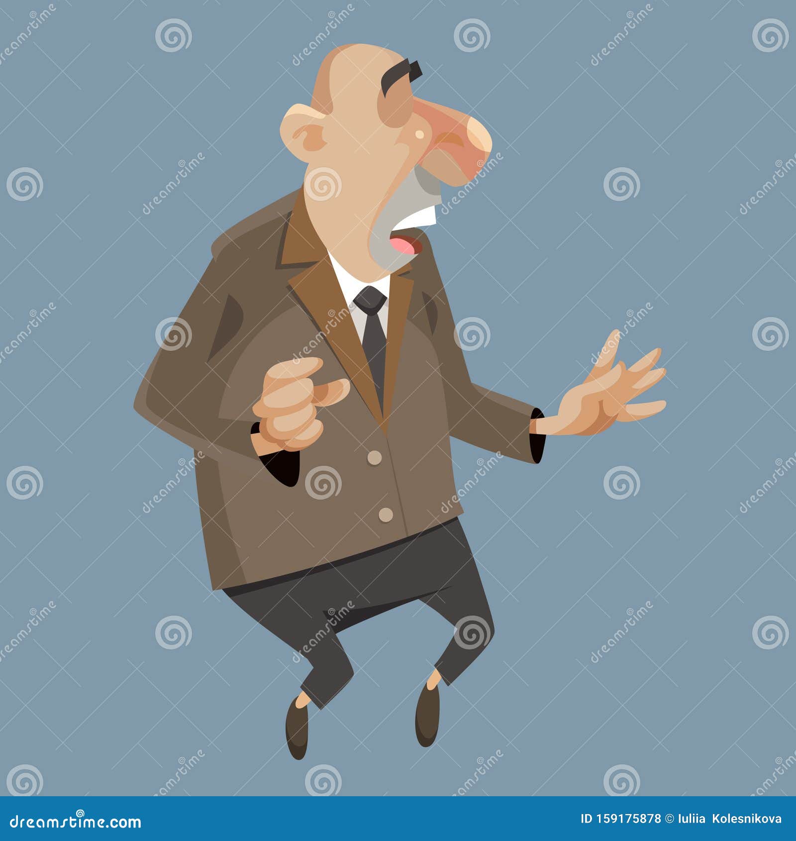 Scared Cartoon Man in Suit with Tie Stock Vector - Illustration of fear, anxiety: 159175878 Scared Cartoon Man in Suit with Tie Stock Vector - Illustration of fear, anxiety: 159175878