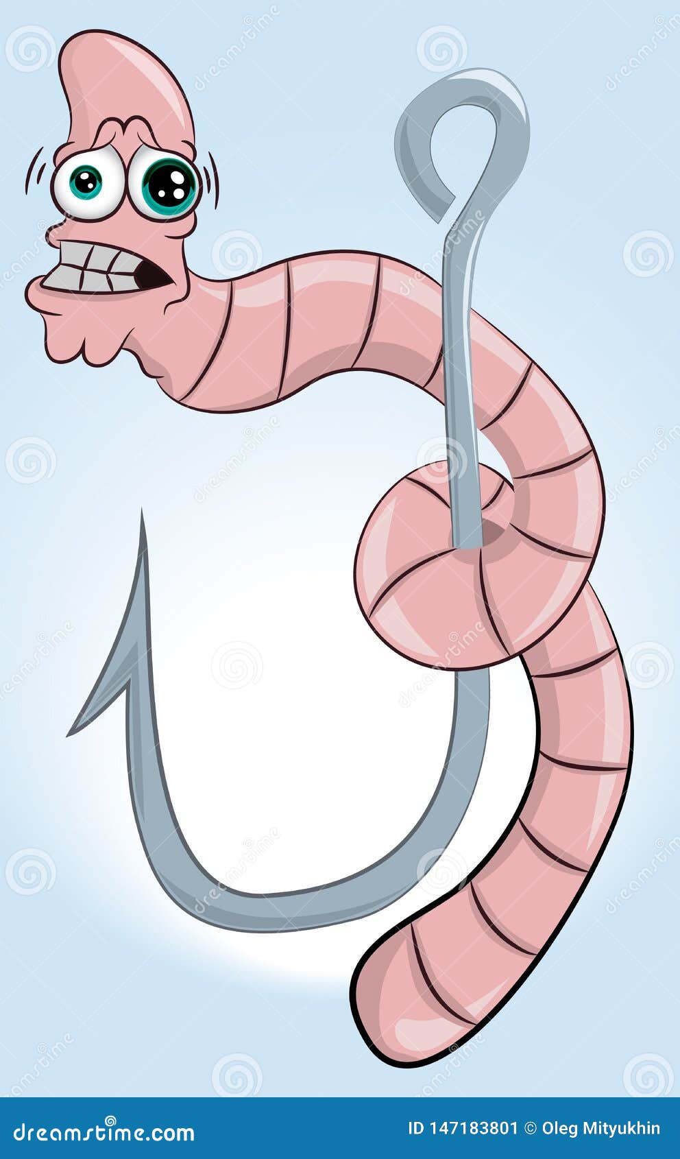 Cartoon Hook Worm Stock Illustrations – 707 Cartoon Hook Worm