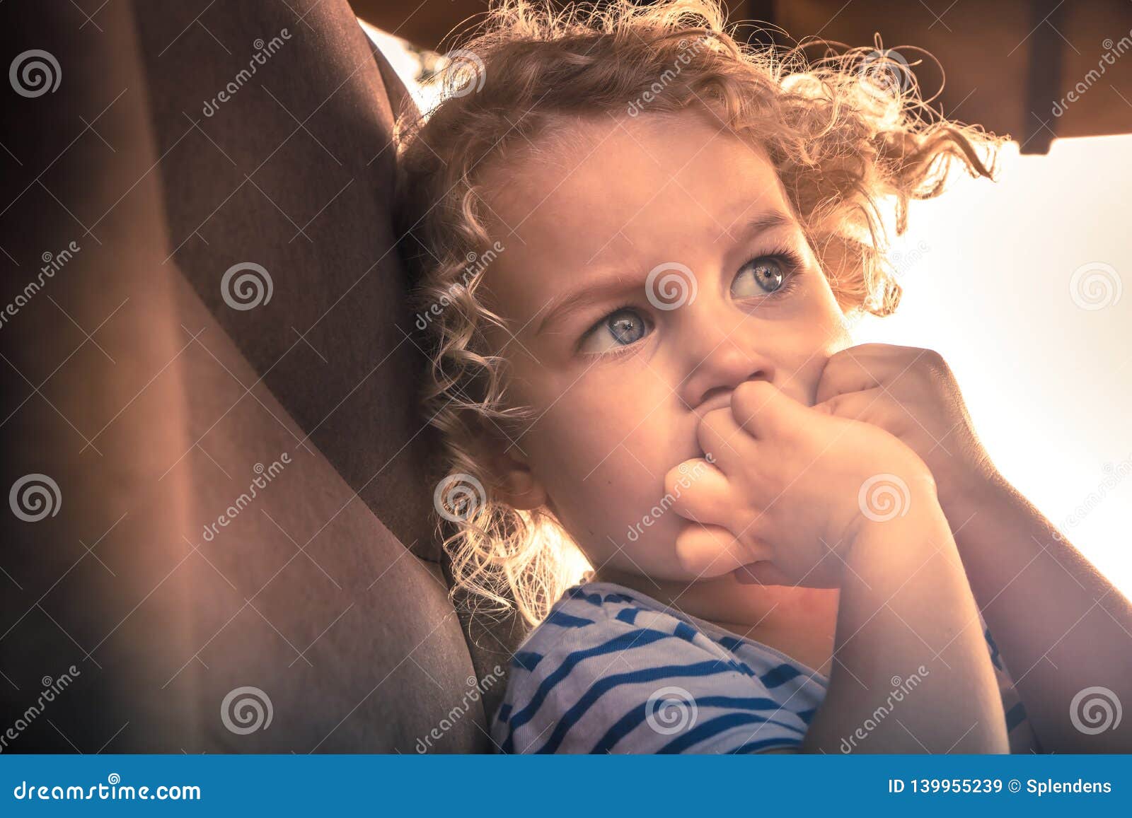 scared child worry emotion portrait facial expression izing worry and scare expression on child face