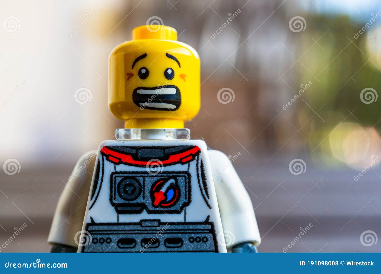 Scared Lego Astronaut Figurine Editorial Stock Photo - Image of editorial,  copy: 191098008