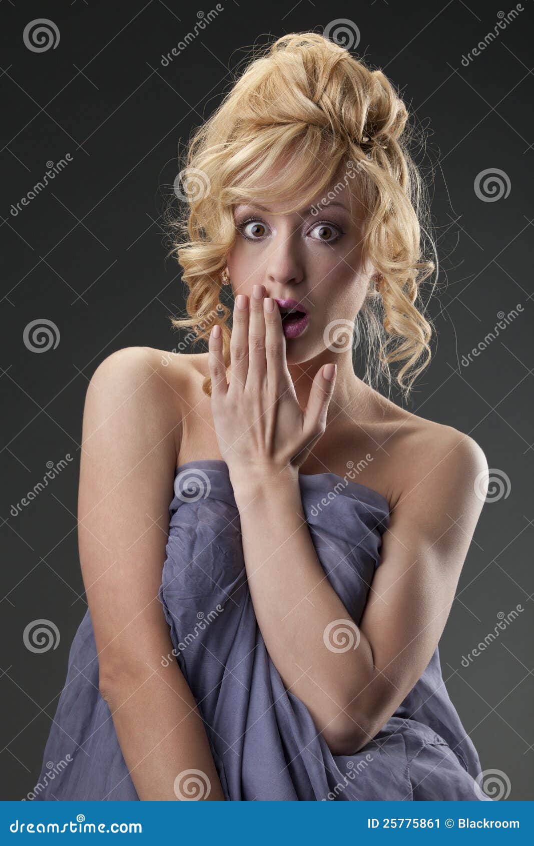 Scared Naked Man Stock Photo Cartoondealer Com