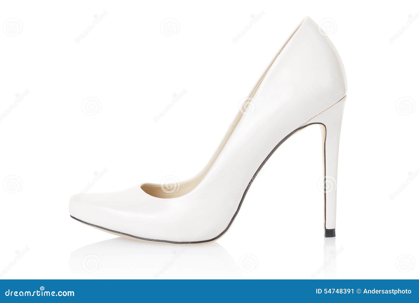 scarpa bianca tacco
