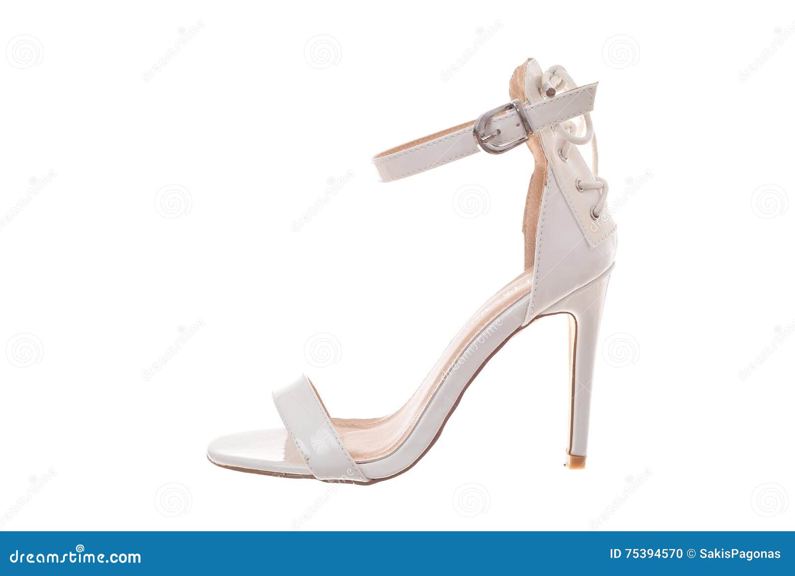 scarpa bianca tacco