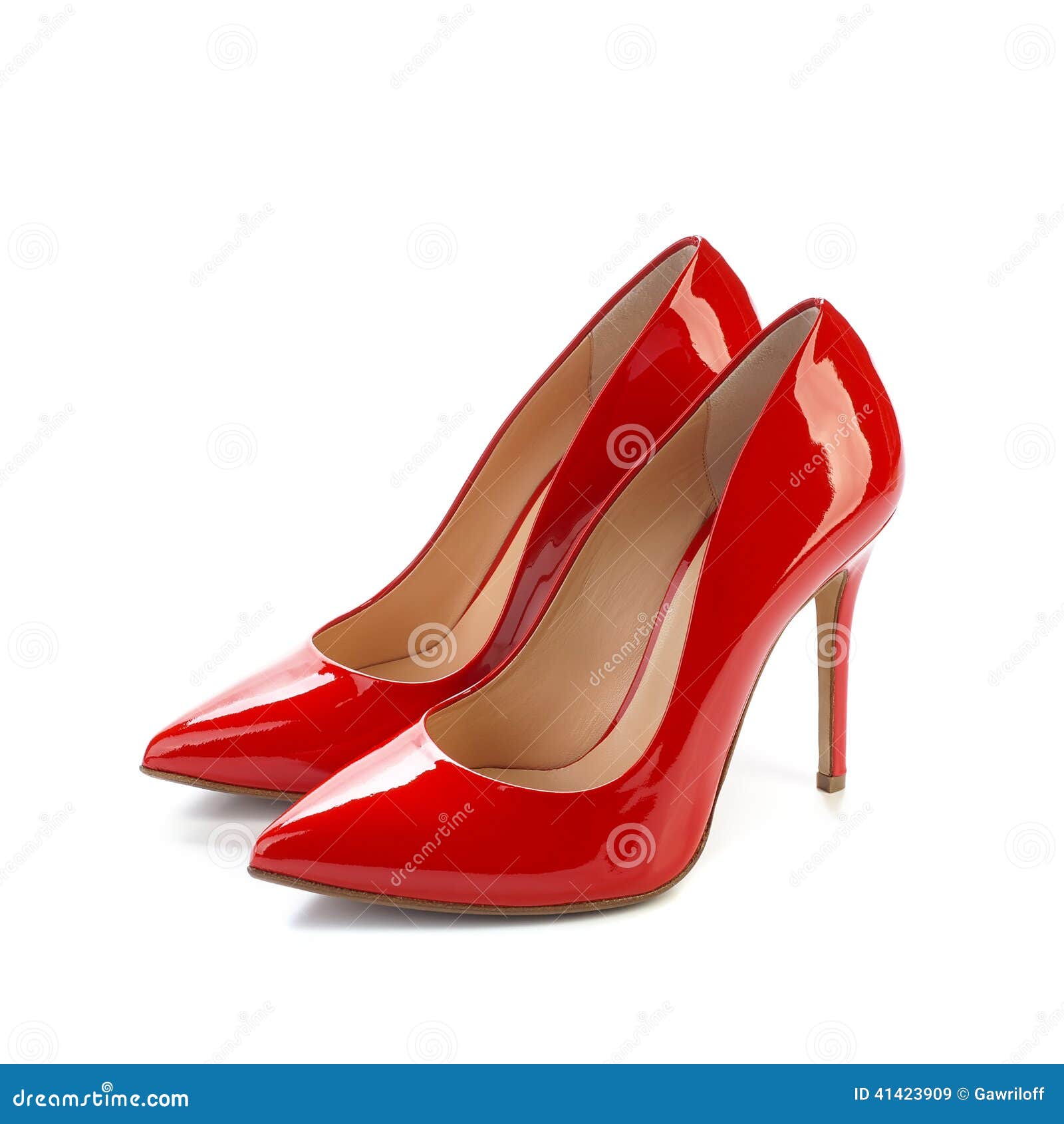 scarpe rosse tacco medio