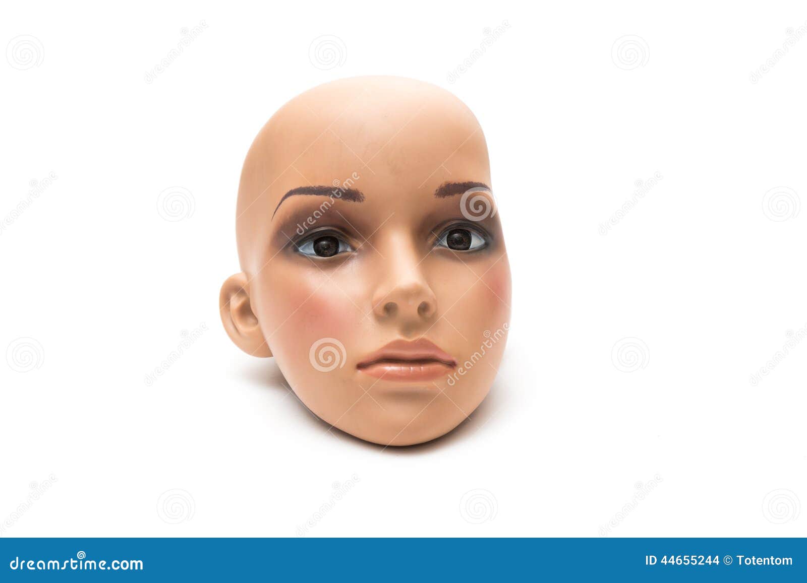 Scary Doll Head stock photo. Image of background, child 44655244