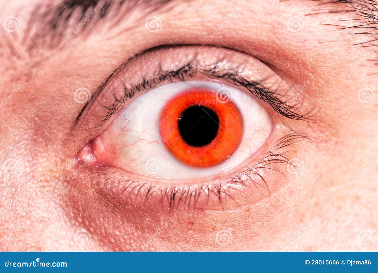 Scary eye stock photo. Image of redness, rage, pollen 28015666