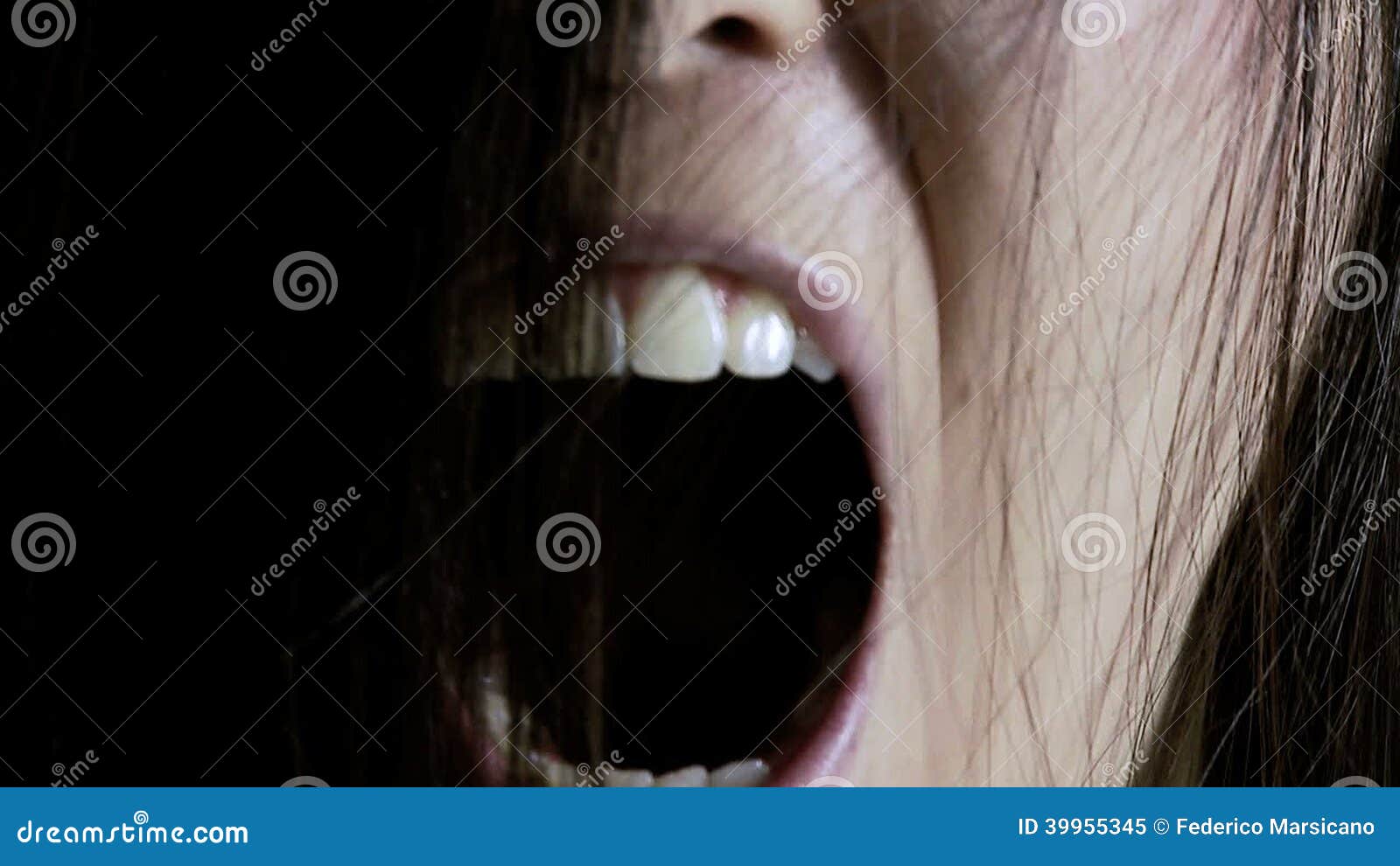 Scary Face of Asian Woman Appearing Horror Movie Stock Video - Video of  expression, eyes: 39955345