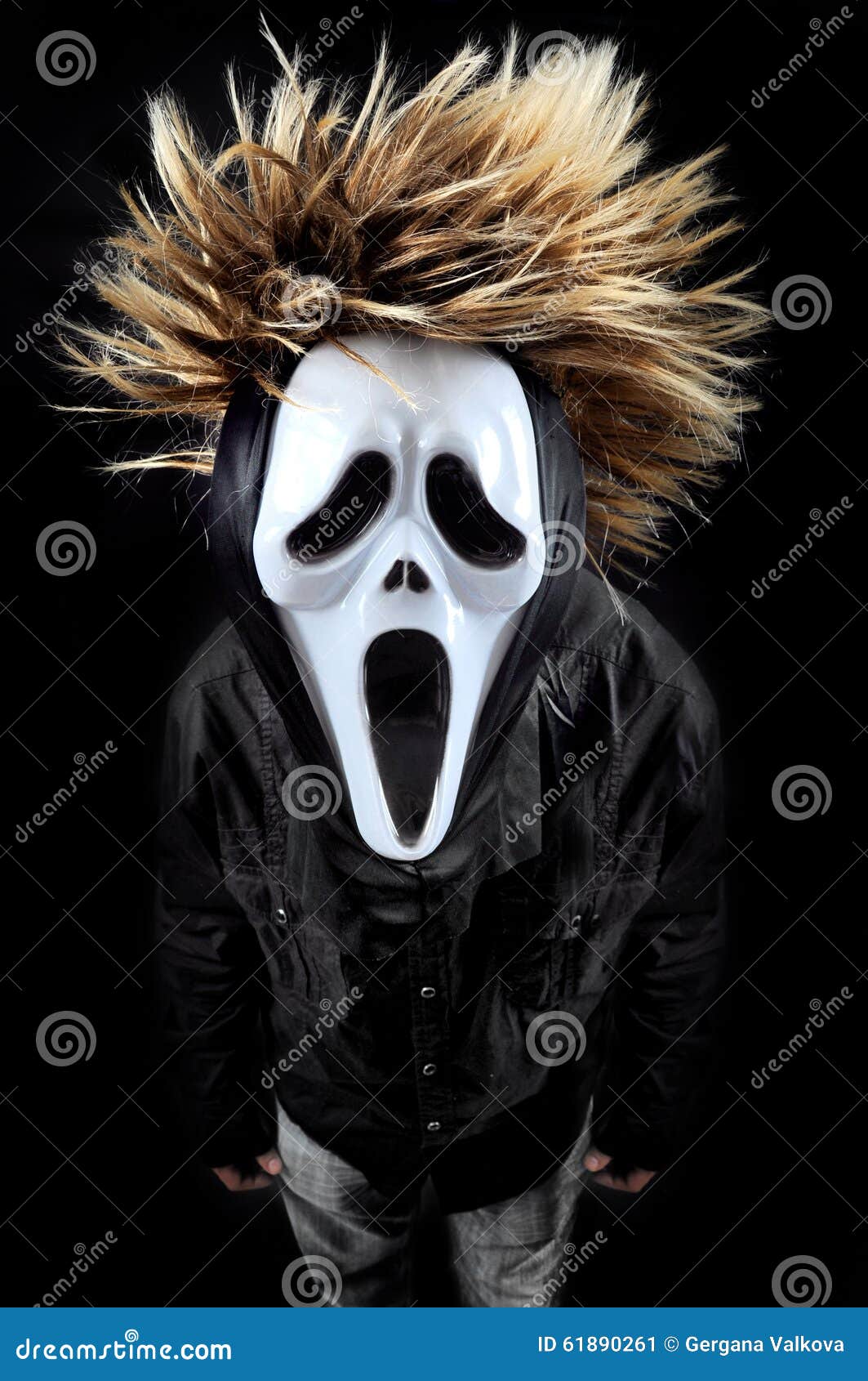 Scary face mask stock image. Image of night, evil, face - 61890261