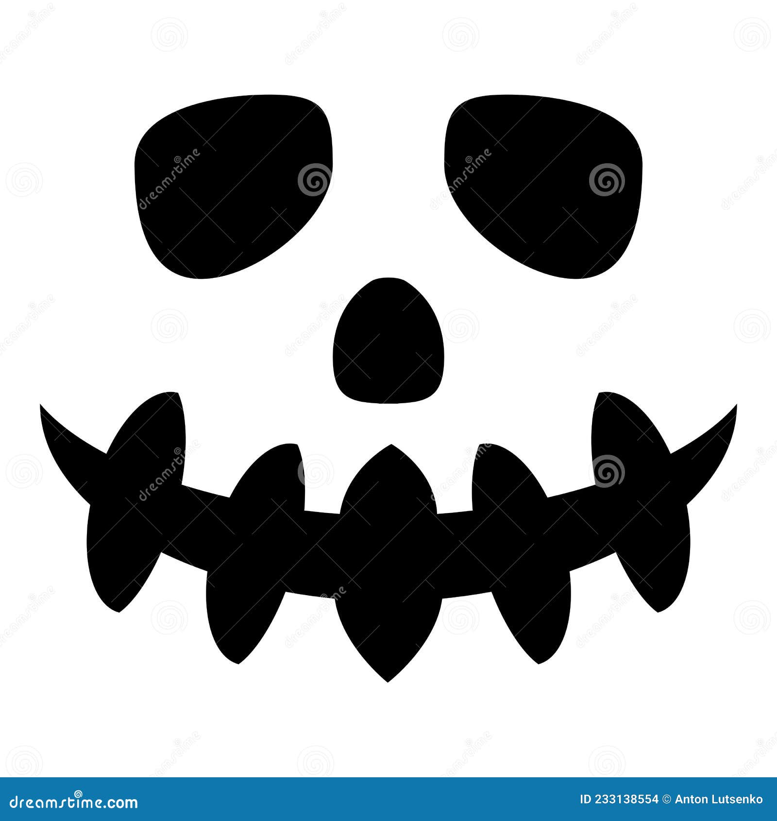 Scary Face Poster 