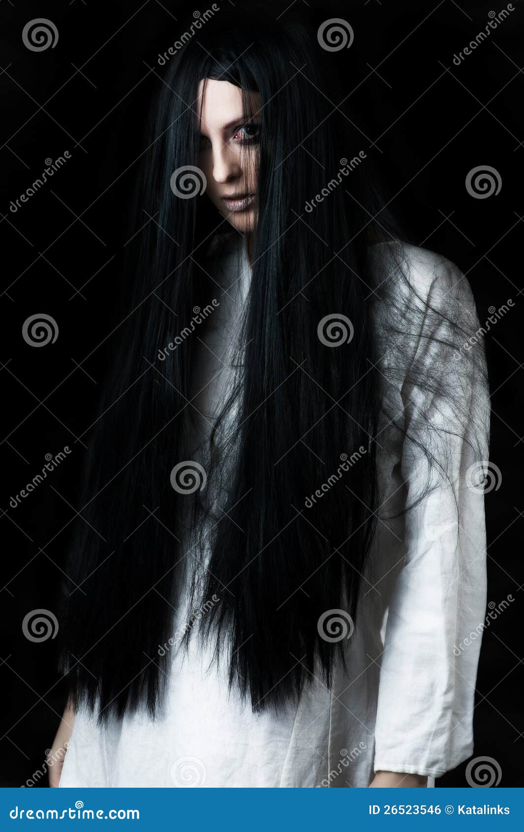 A Scary Ghost Girl Royalty Free Stock Image - Image: 26523546