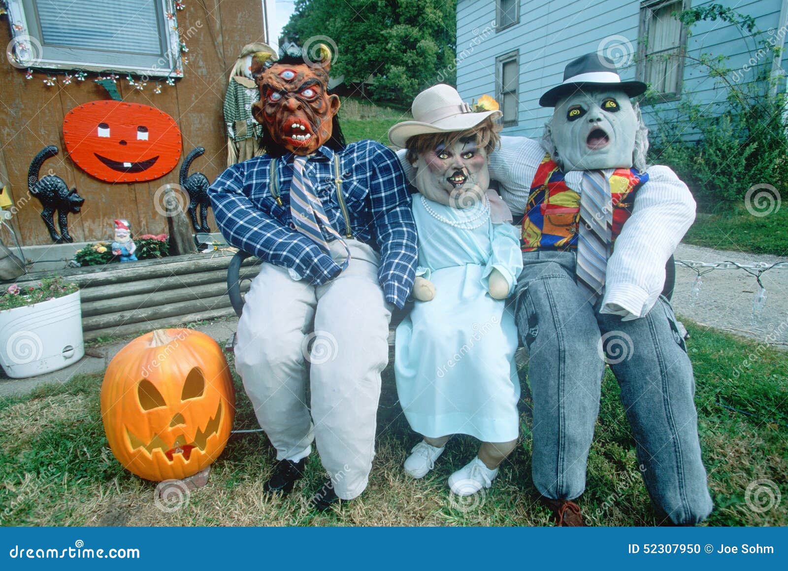 Scary Halloween Characters, Savanna, Illinois Editorial Image Image