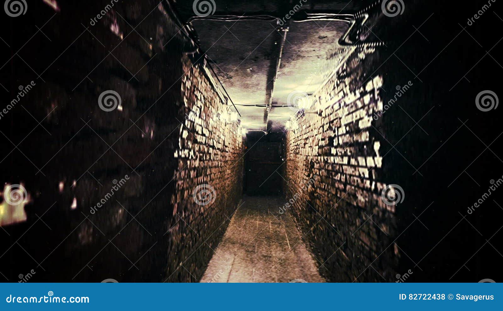 Scary Horror Corridor, Abstract Background Stock Footage - Video of  abandoned, light: 82722438