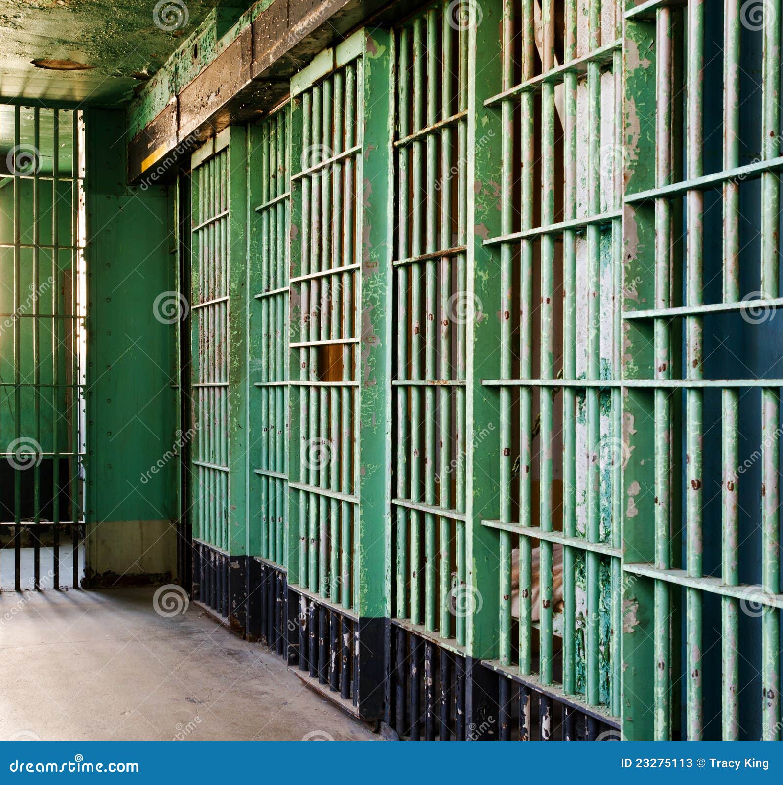 Scary Old Prison for those Who Have Been Bad Stock Image Image of