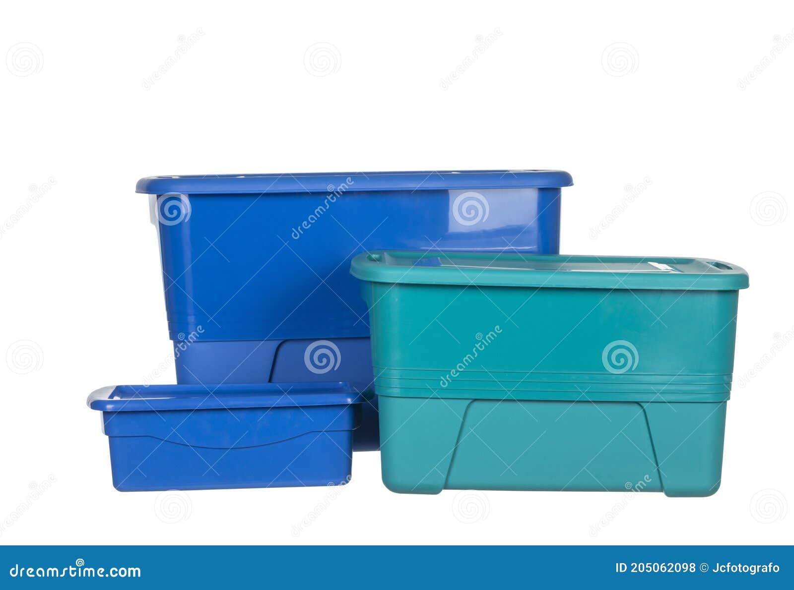 Scatole Di Plastica Colorate Di Dimensioni Diverse Fotografia Stock -  Immagine di piccolo, colore: 205062098