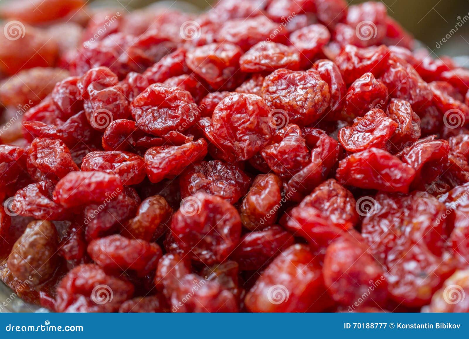 Scattering of Dried Cherries Stock Image Image of dried, berries