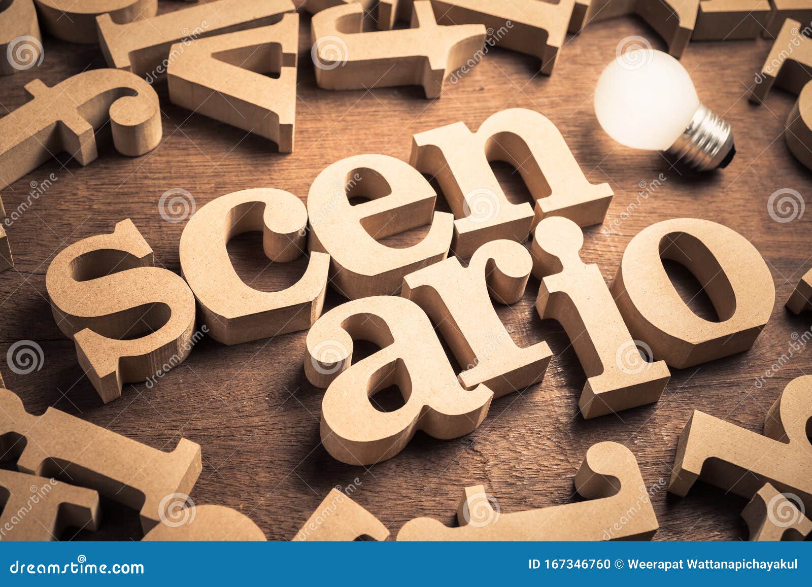 scenario wood word