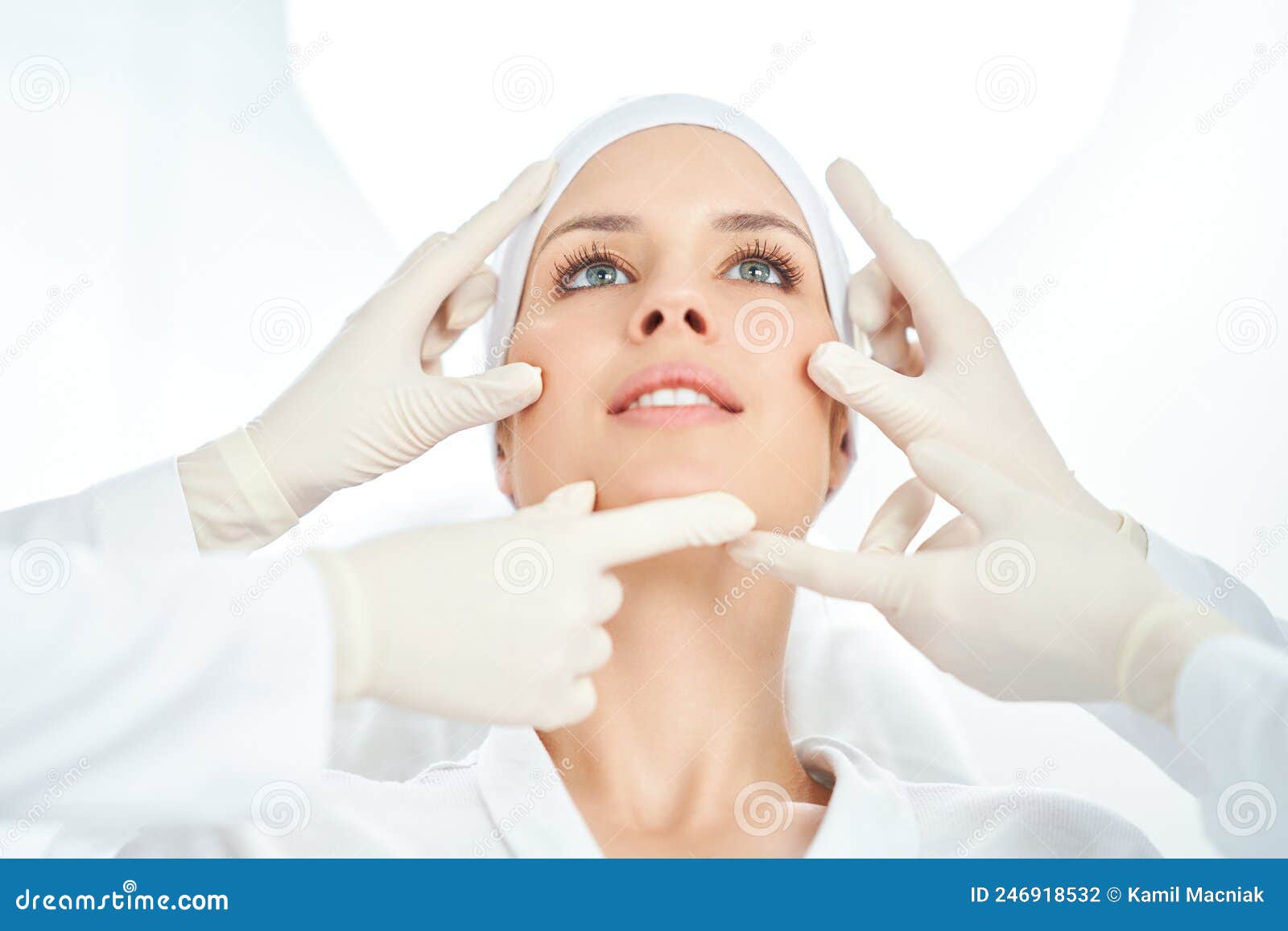 a scene of medical cosmetology treatments botox injection.