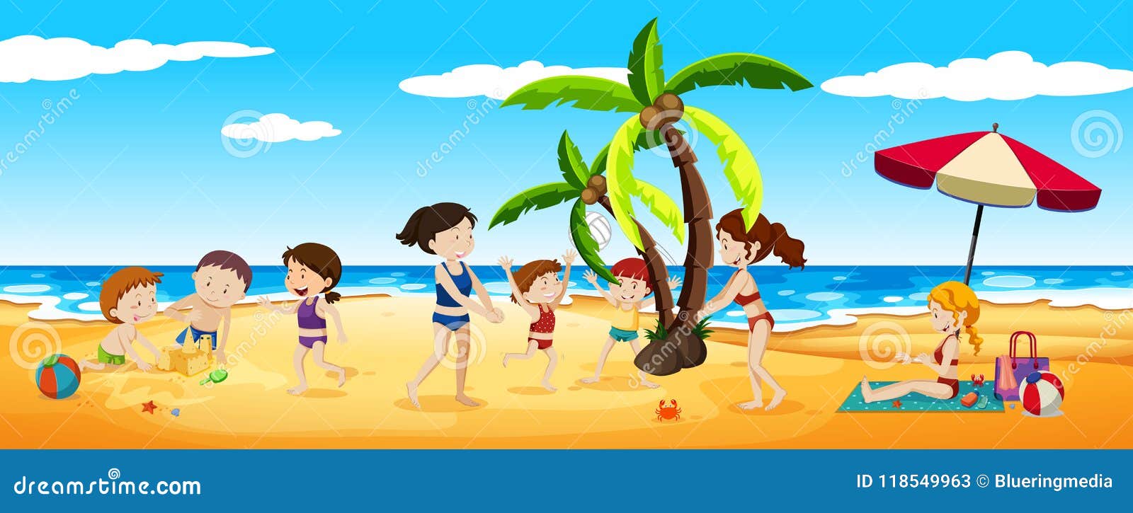scene of people having