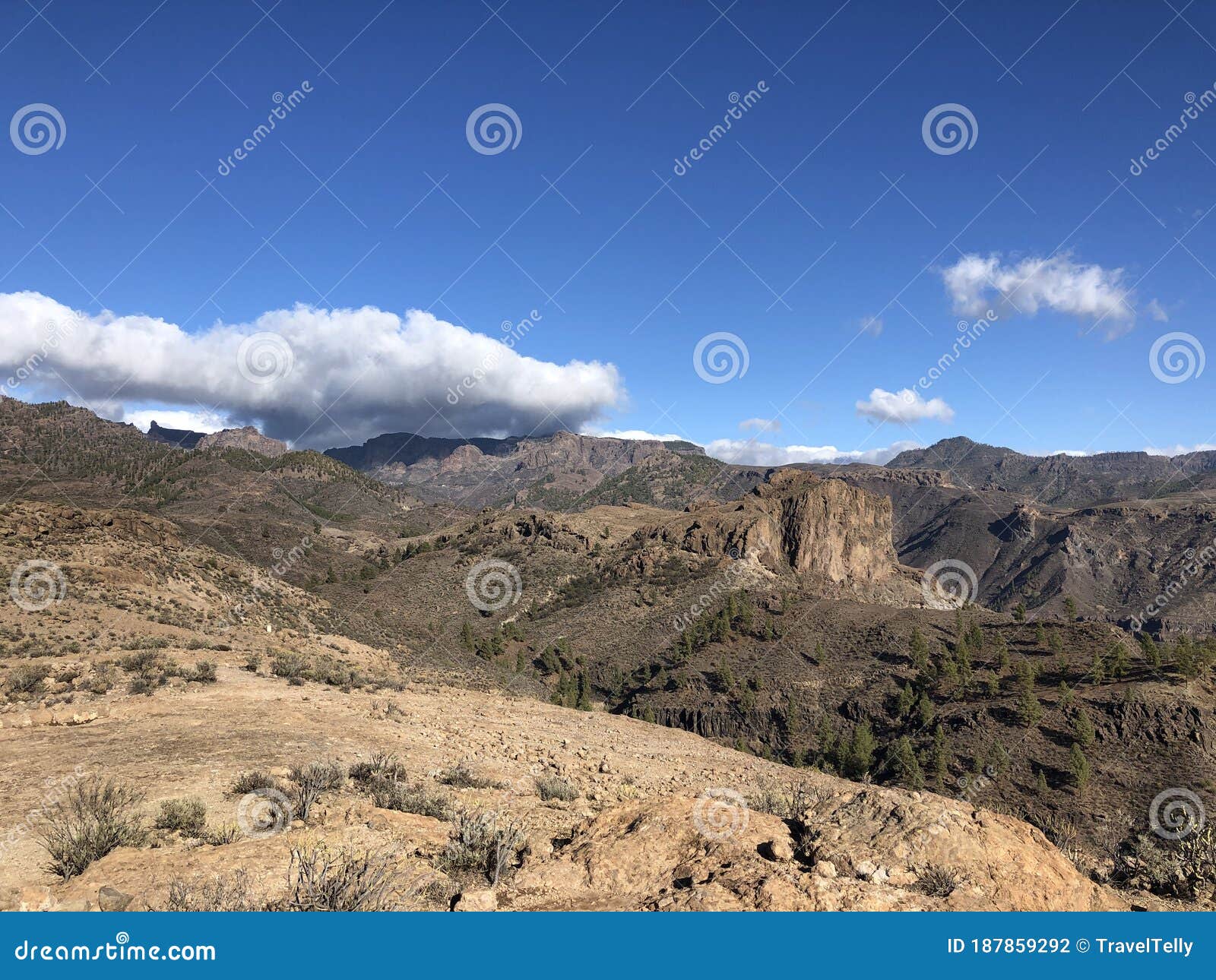 scenery around las ninas reservoir