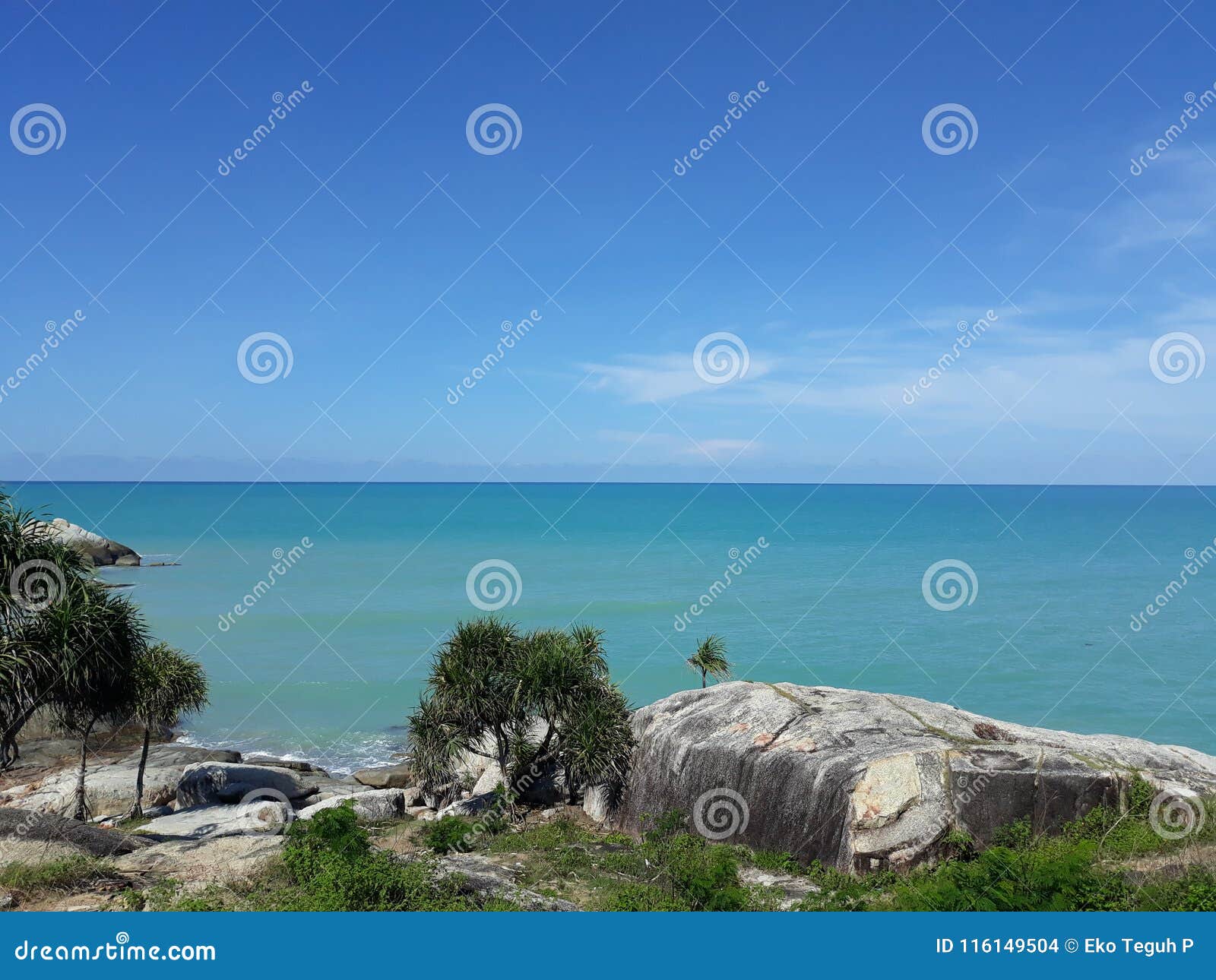 scenery in beach tikus