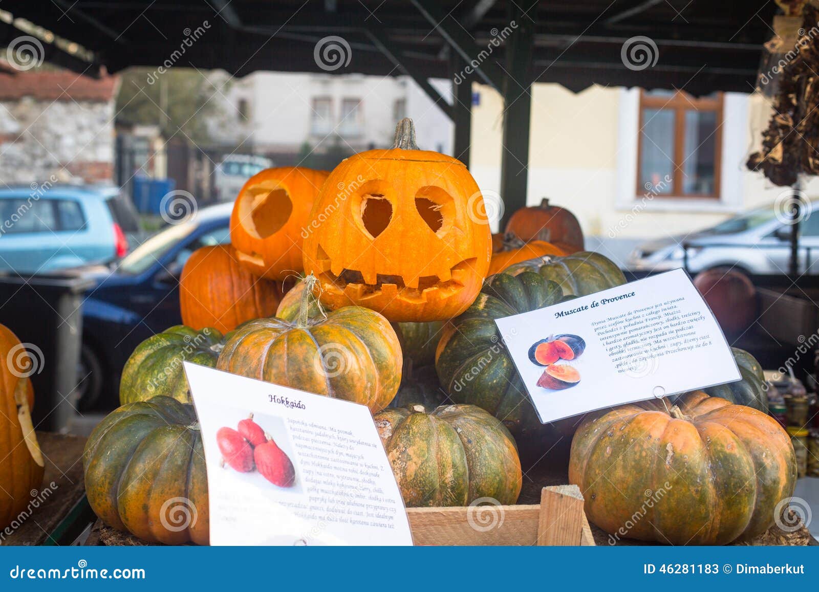 Scenery for Celebrating Halloween in Krakow. Editorial Stock Photo