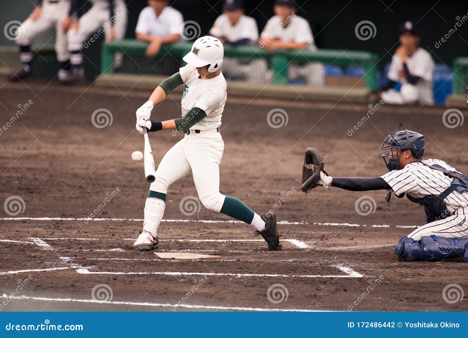 Japanese High School Baseball Game Editorial Photography Image of