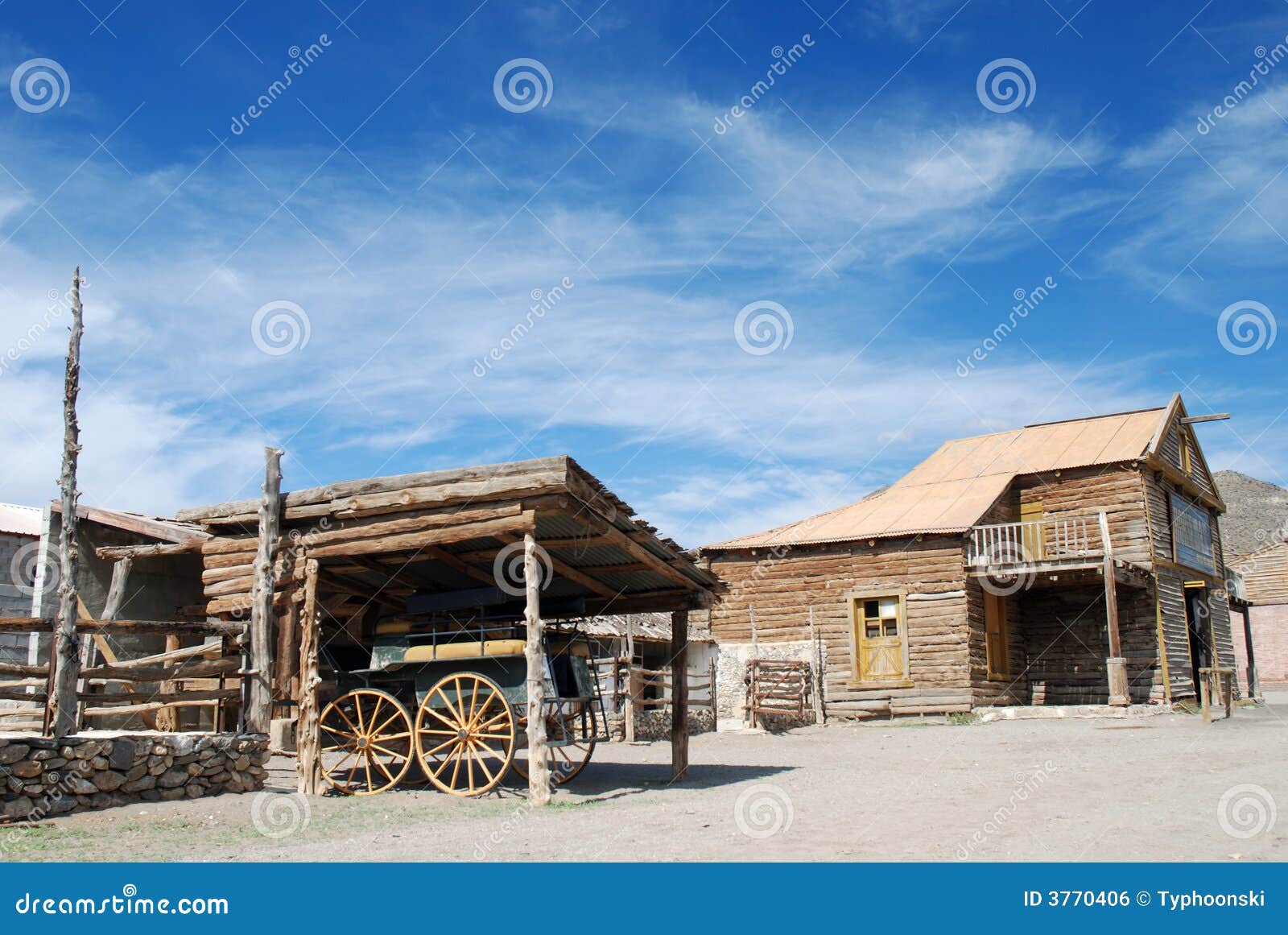 Scenery in an Old American Town Stock Photo Image of junk, wyoming 3770406