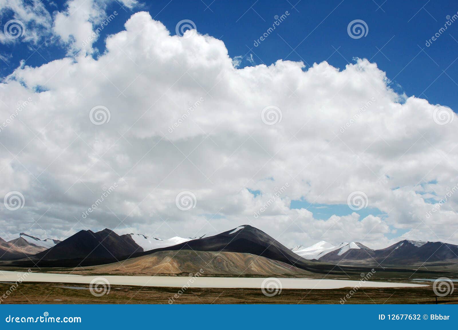 Scenery in Tibet stock photo. Image of highland, scenery - 12677632