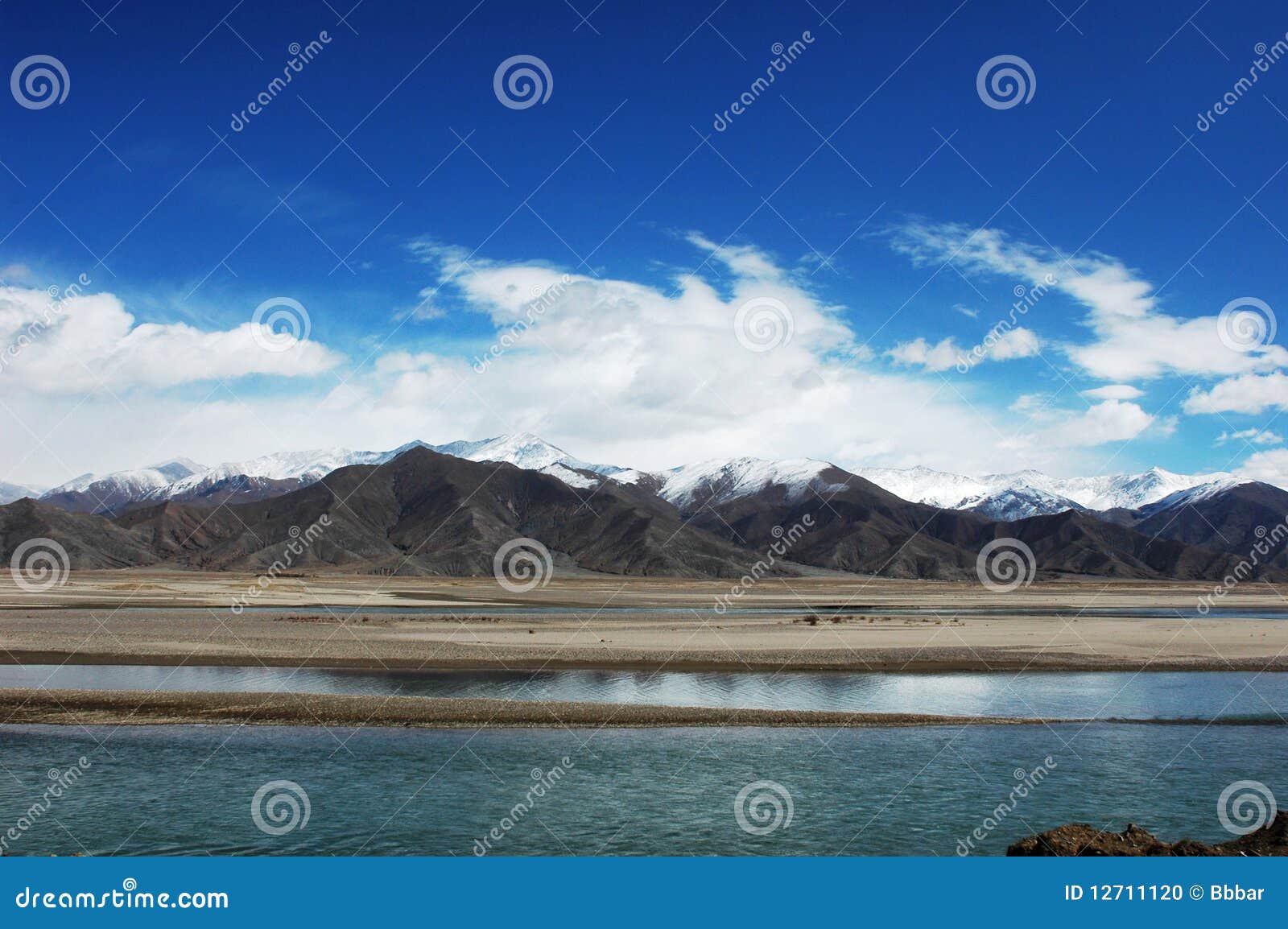 Scenery in Tibet stock photo. Image of landscape, scenery - 12711120