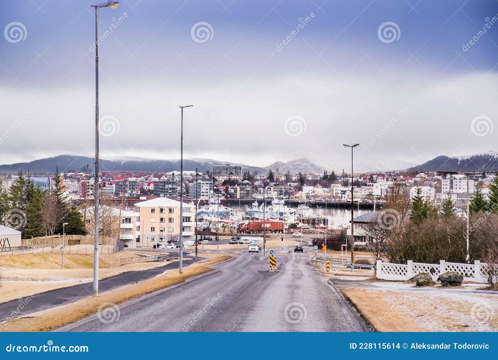 Scenery View on Reykjavik the Capital City of Iceland Editorial Stock ...