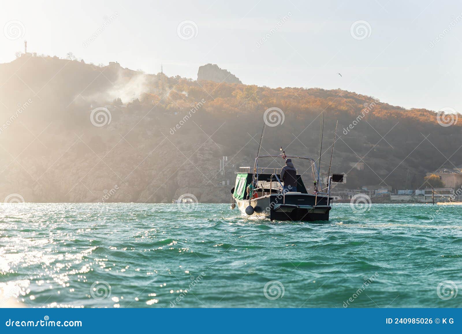 Fishing Rods Back Boat Stock Photos - Free & Royalty-Free Stock Photos from  Dreamstime